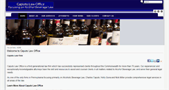 Desktop Screenshot of caputolawoffice.com
