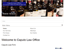 Tablet Screenshot of caputolawoffice.com